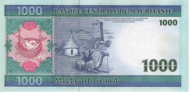 Mauretanien p13b 1000 Ouguiya 2006